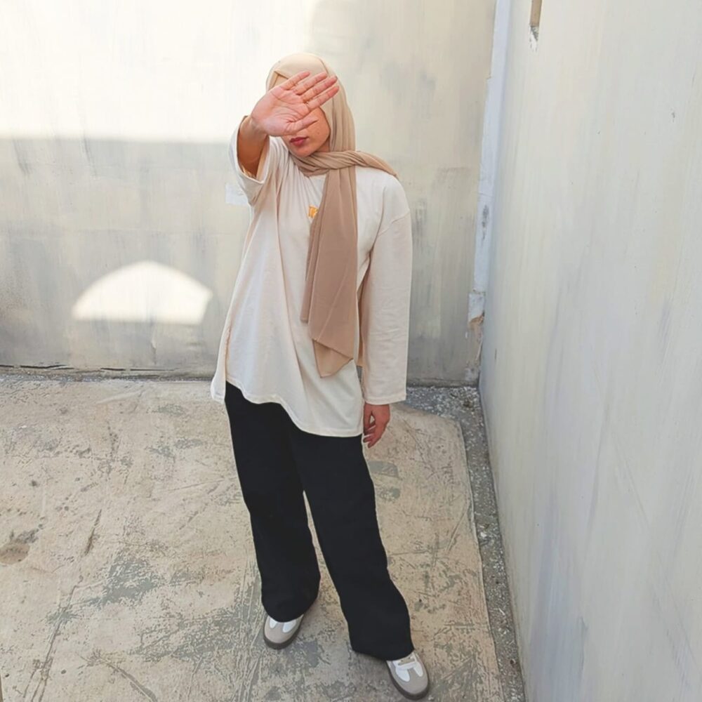 Oversized Open Slit T shirt - Image 4