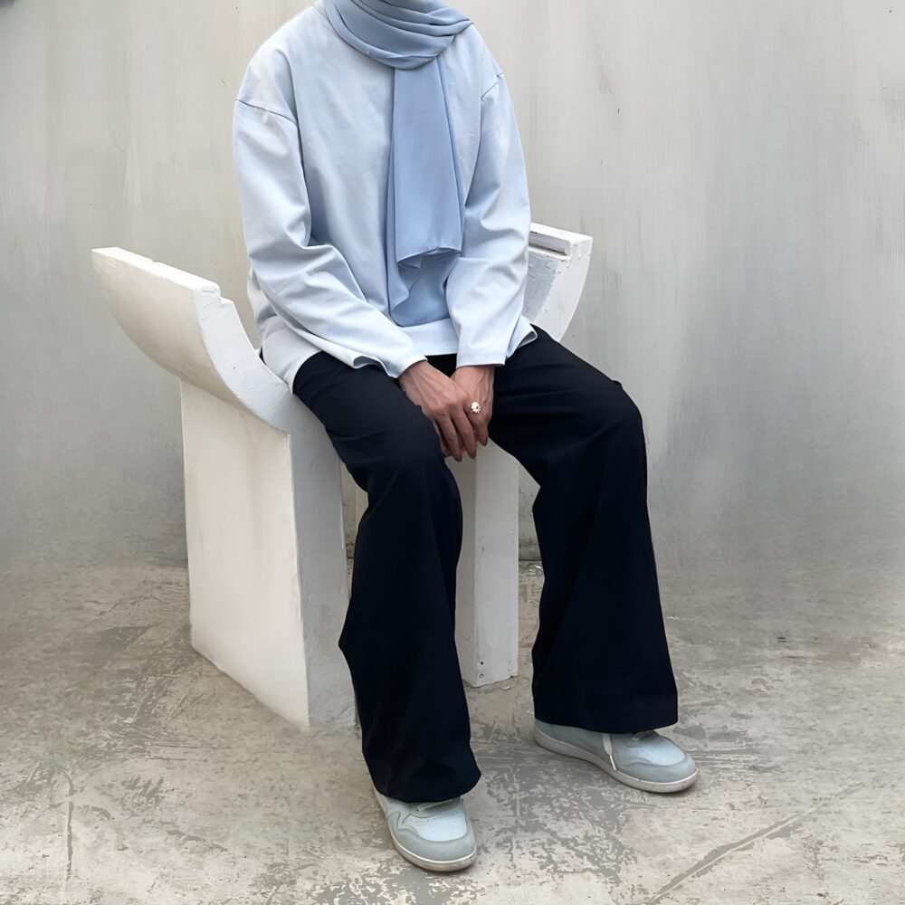 Oversized Open Slit T shirt - Image 5