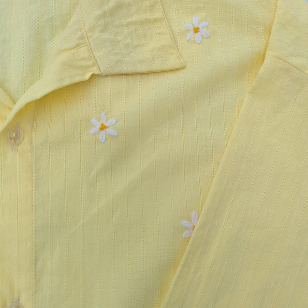Butter Yellow Fusion Shirt - Image 2