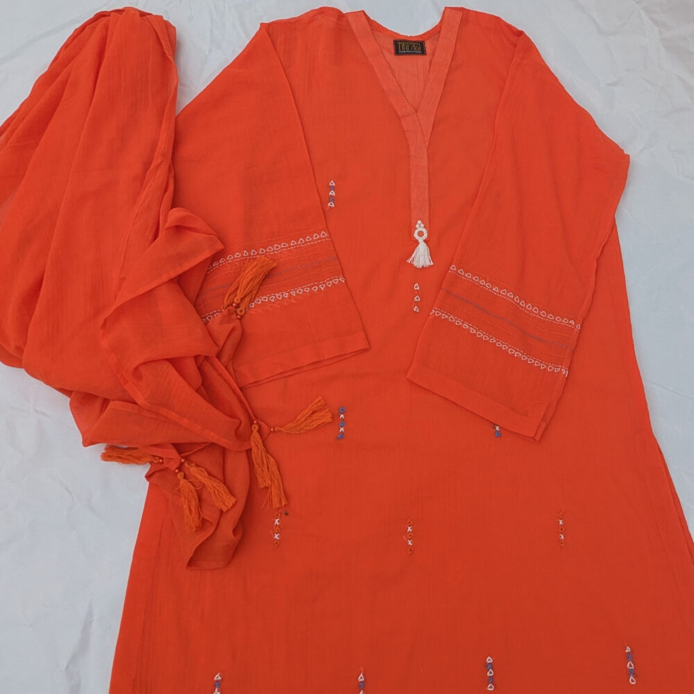 2-Piece Crinkle Lawn Suit - Image 3