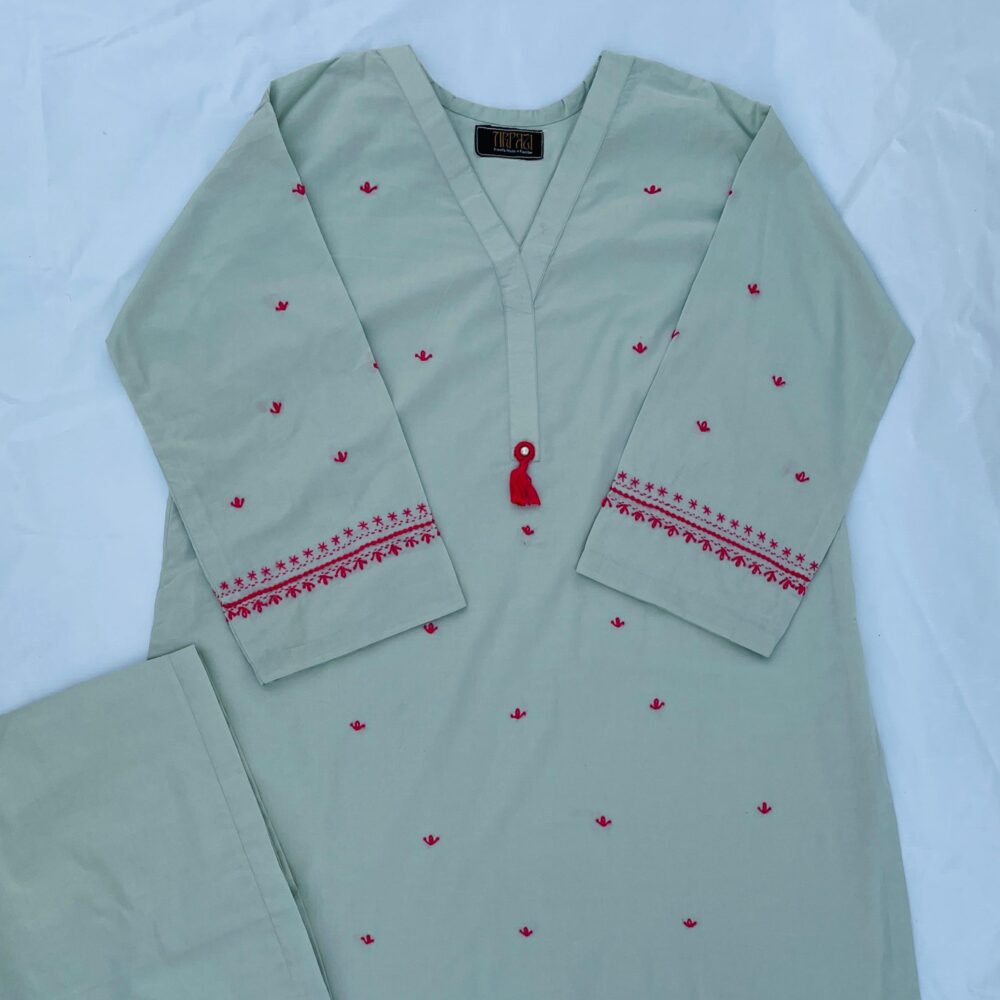 2-Piece Lawn Cotton Suit