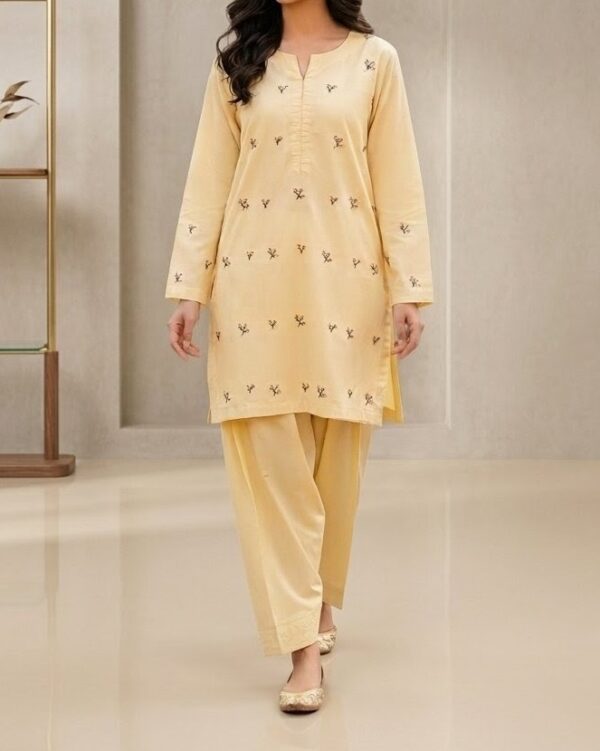 Embroidered Farshi Set BY